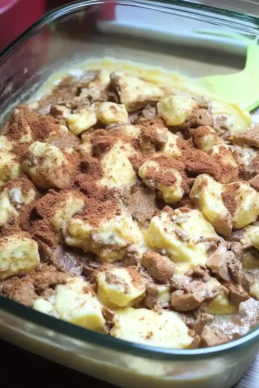 Cooking Cinnamon Roll French Toast In A Pan