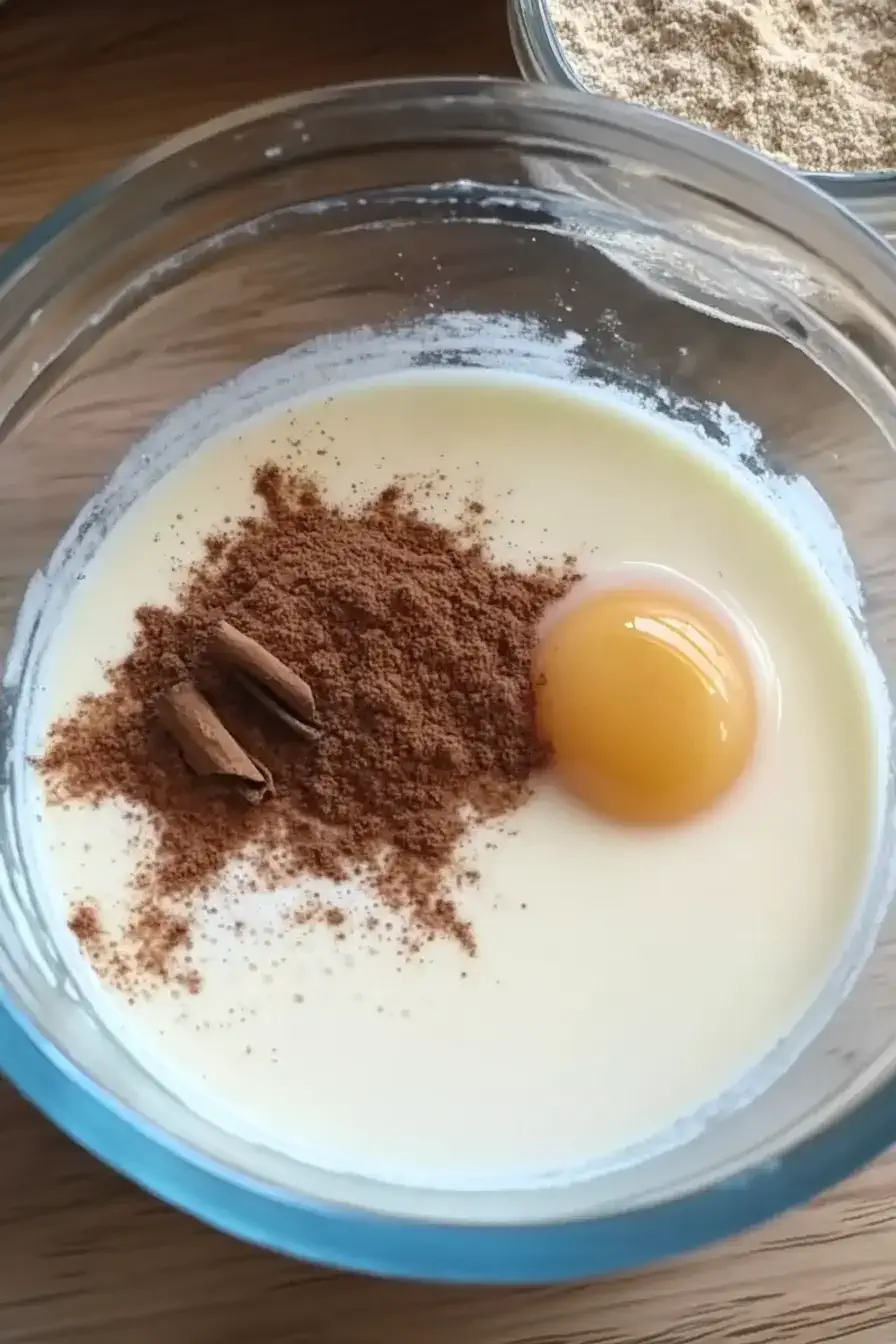 Making The Custard Mixture